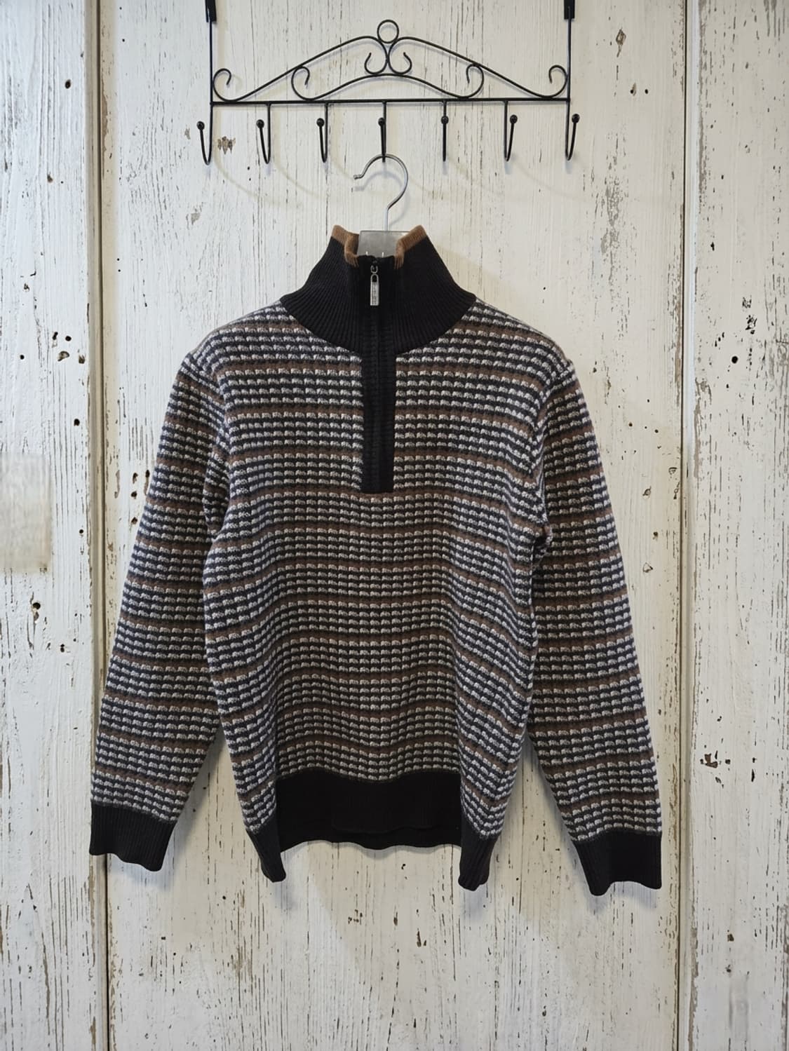 GOLF CLUB 남성 반집업 니트 100 상품이미지1