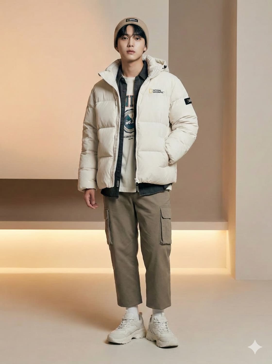 내셔널지오그래픽 덕다운 숏패딩 상품이미지1