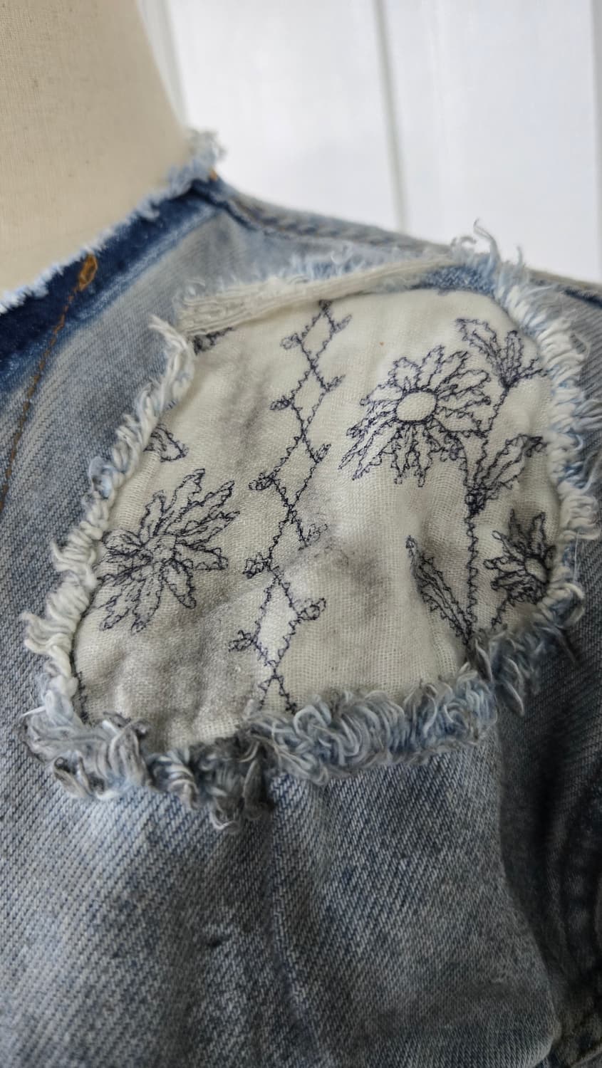 😍무배)👕새상품)로레일즈 데님자켓 상품이미지6