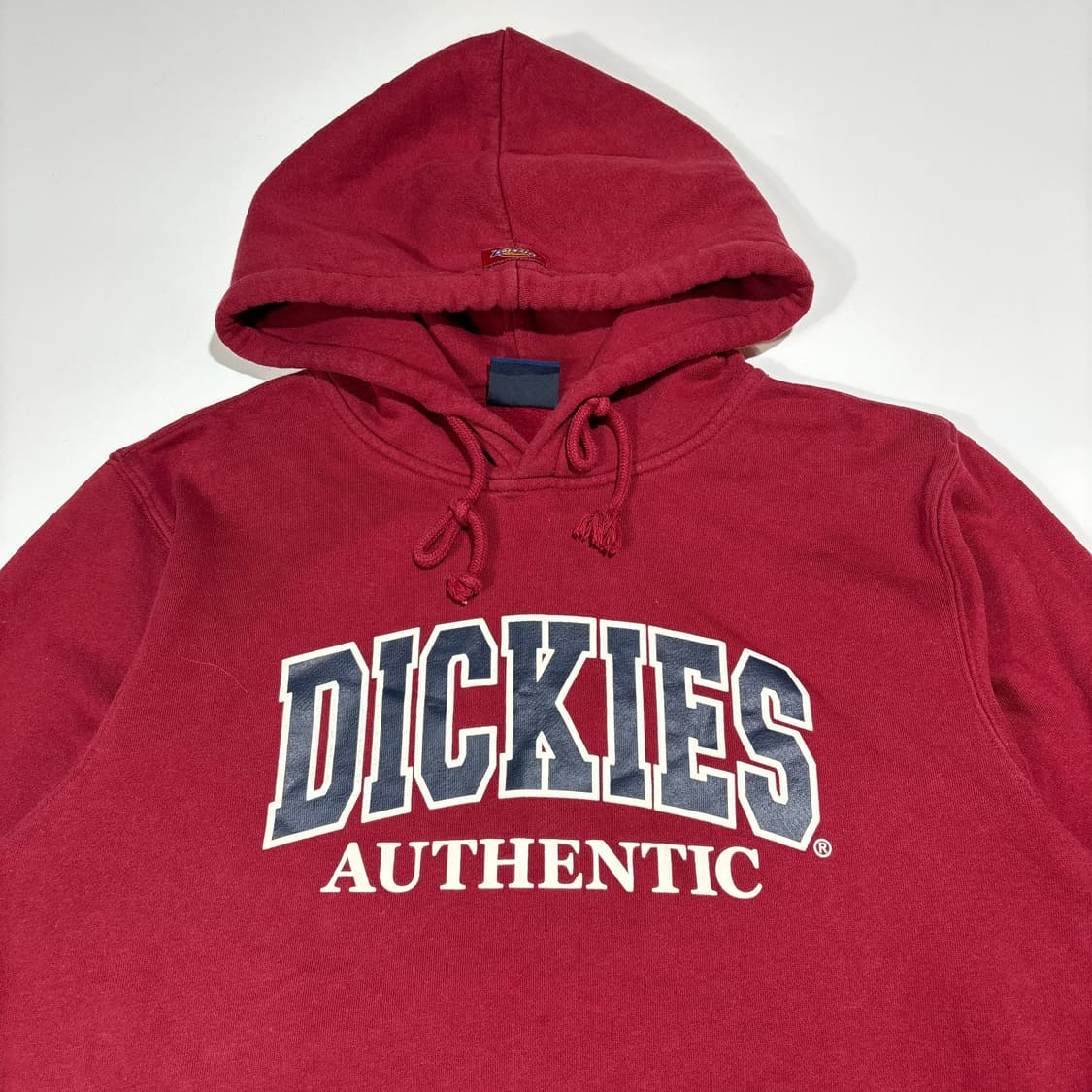디키즈 버건디 로고 후드티 상품이미지2