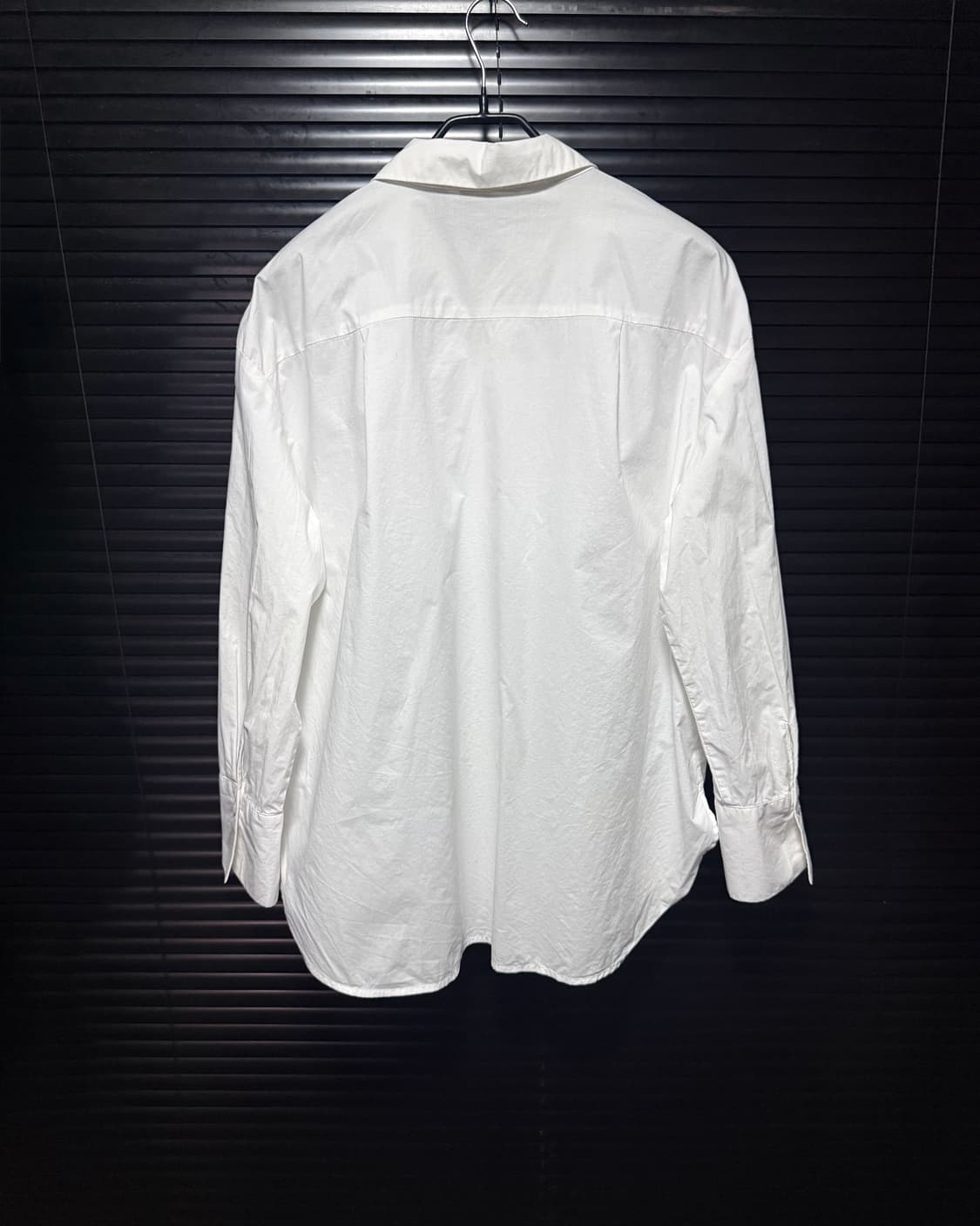 MIXXO 미쏘 화이트 흰색 오버핏 셔츠 남방 갸루 로리걸 고스 펑크 M 상품이미지4