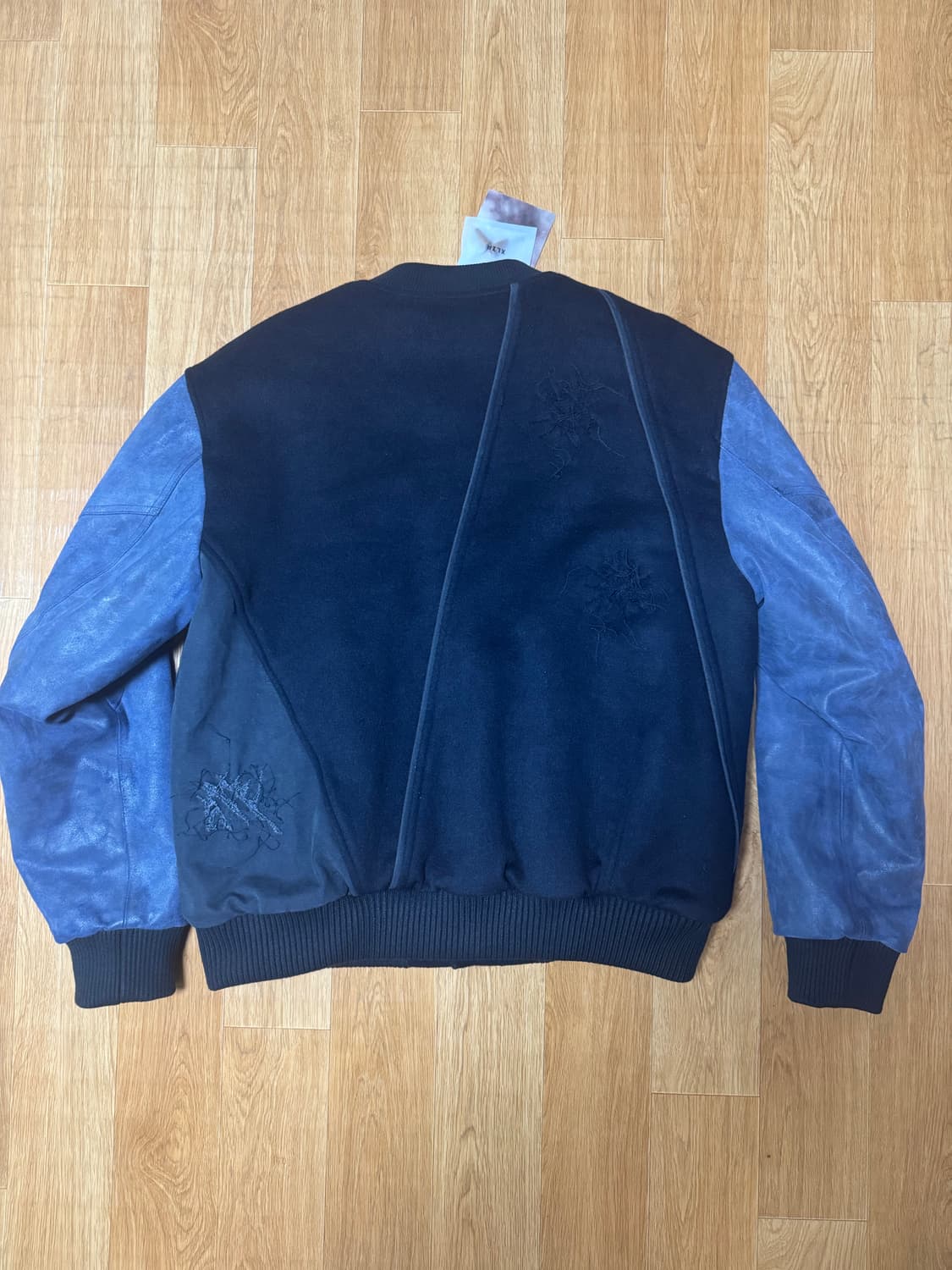 XLIM EP.8 02 JACKET 엑슬림 바시티 자켓 네이비 상품이미지2