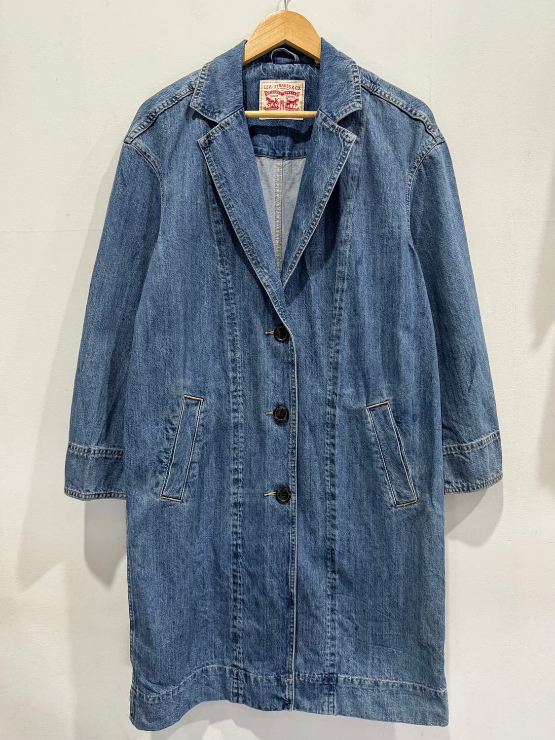 리바이스 LEVI'S 여성 샬롯 데님 코트 XS 상품이미지1