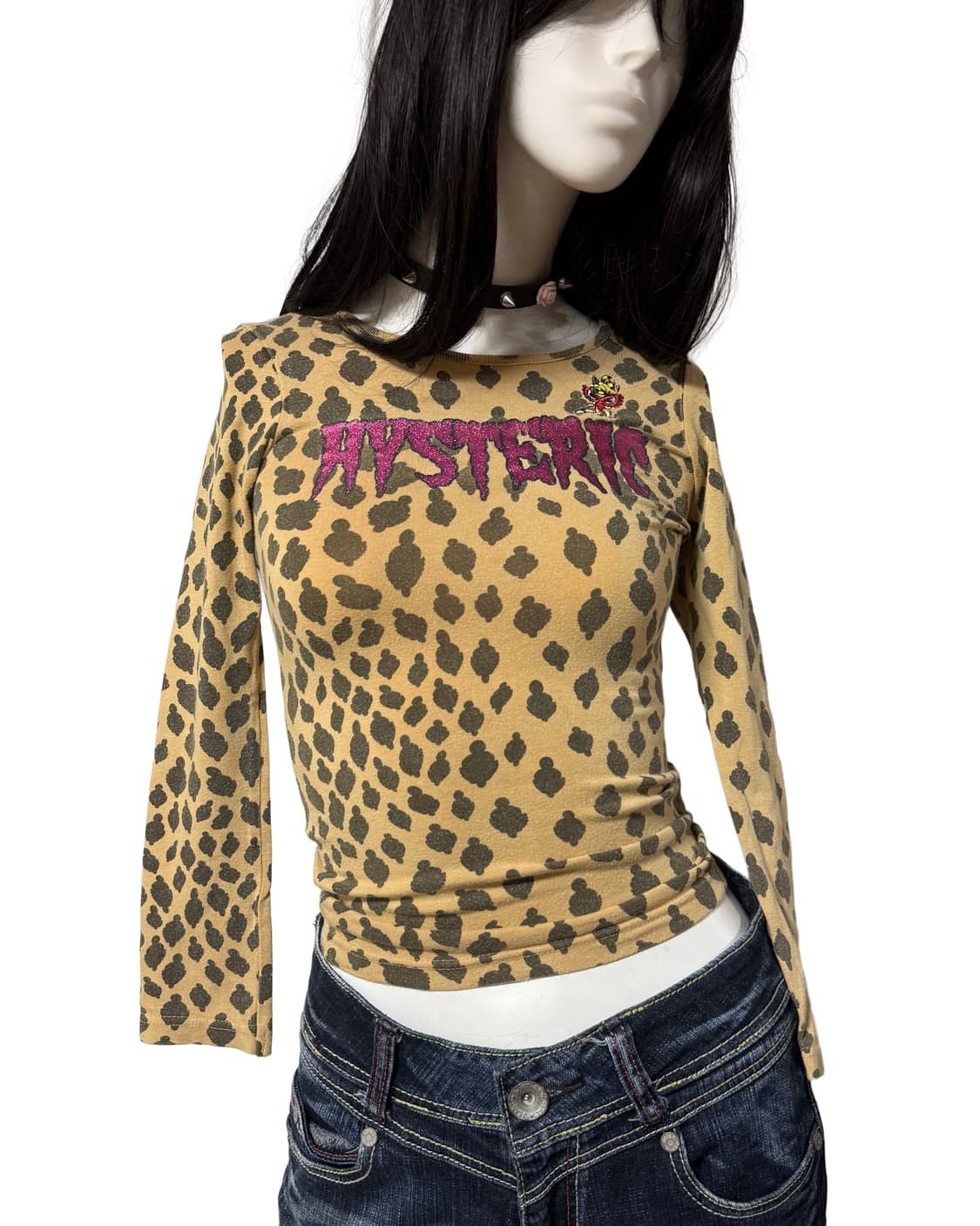 (레어) 히스테릭 글래머 sexy Y2k 호피 갸루st 탑 상품이미지4