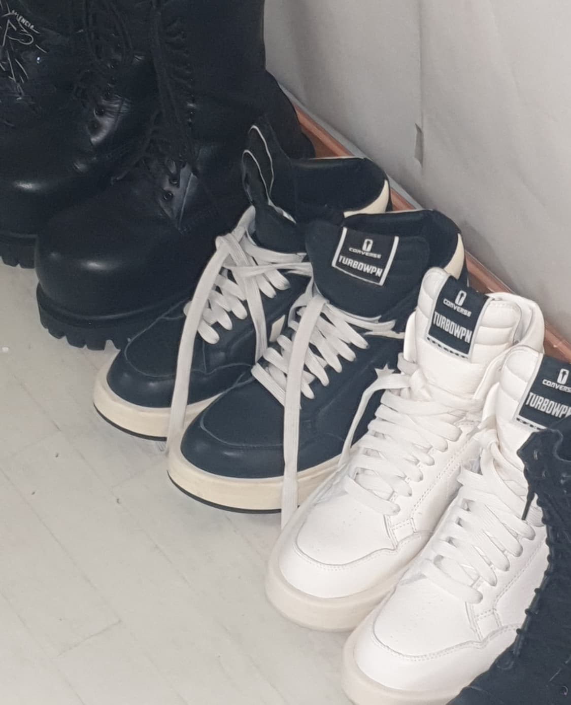 [290] 릭 오웬스 터보 웨폰 크림 컨버스 다크쉐도우 상품이미지1