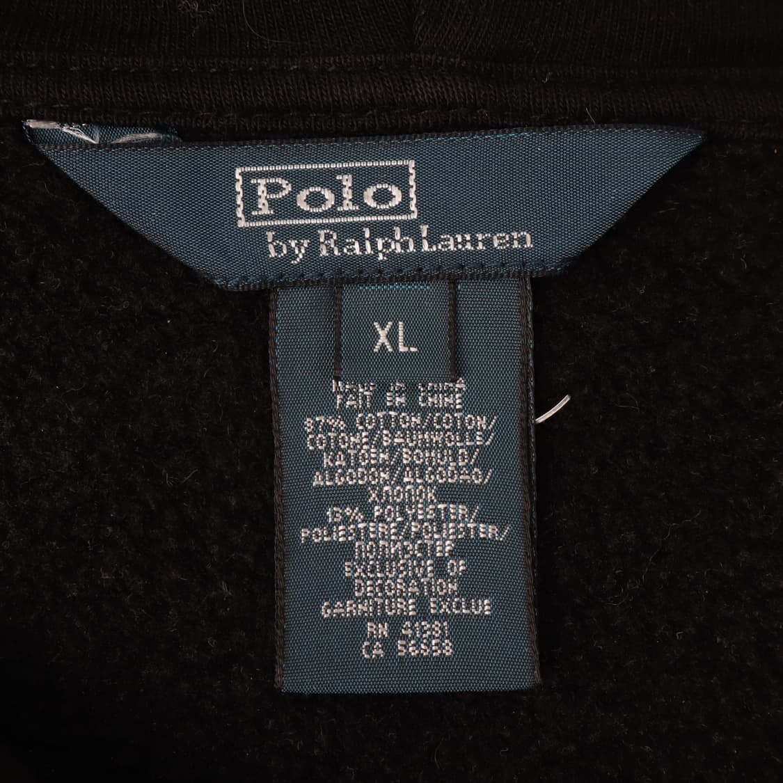 폴로 랄프로렌 블랙 후드집업 상품이미지8