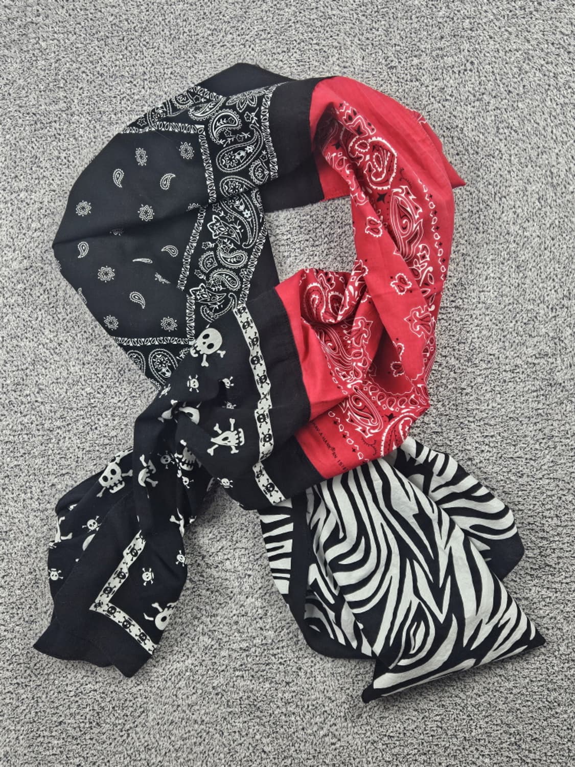 반다나 리워크 커스텀 스카프 머플러 / 10428 상품이미지6