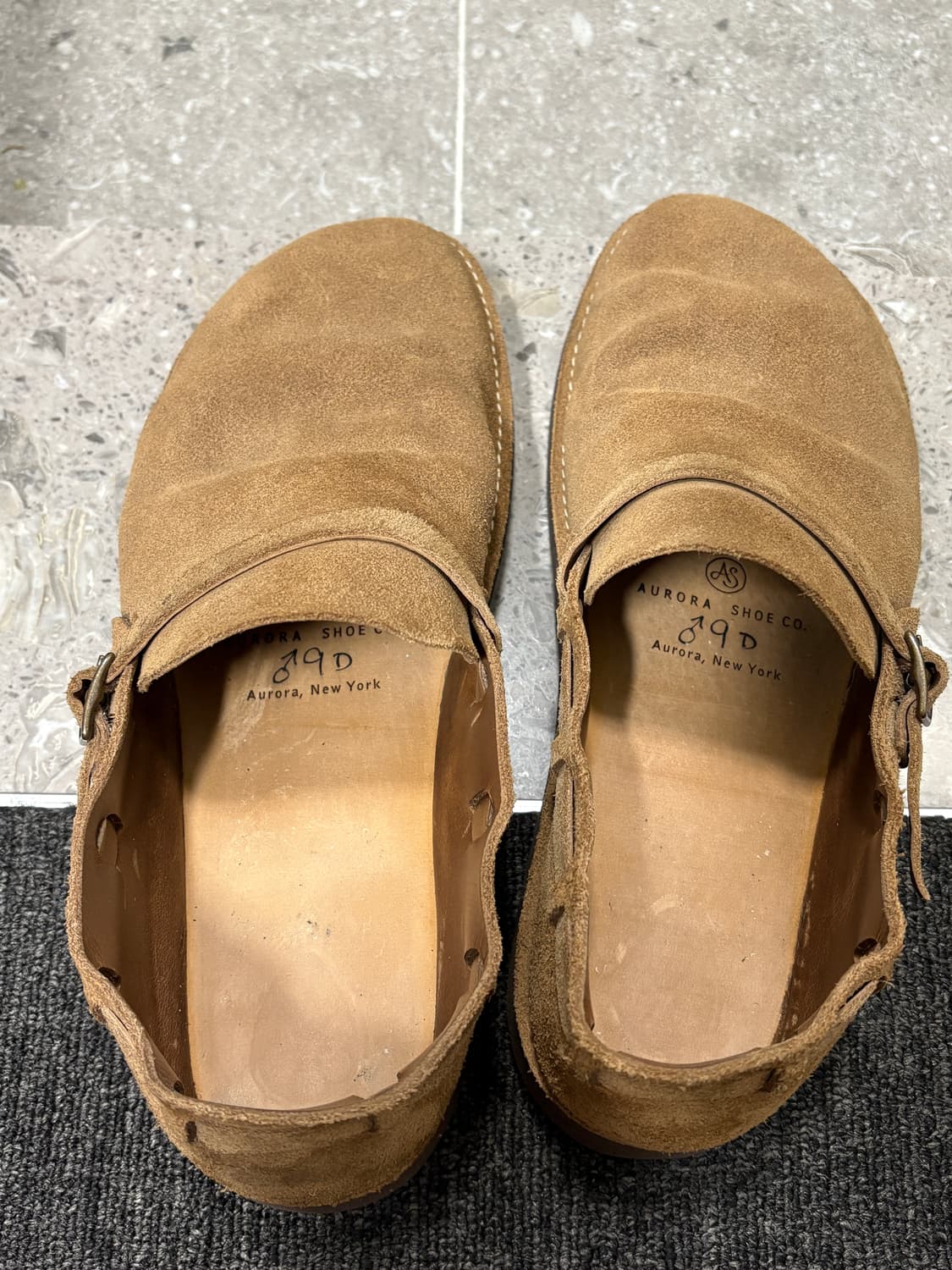 오로라슈즈 러프아웃 카멜베이지 9D 상품이미지7