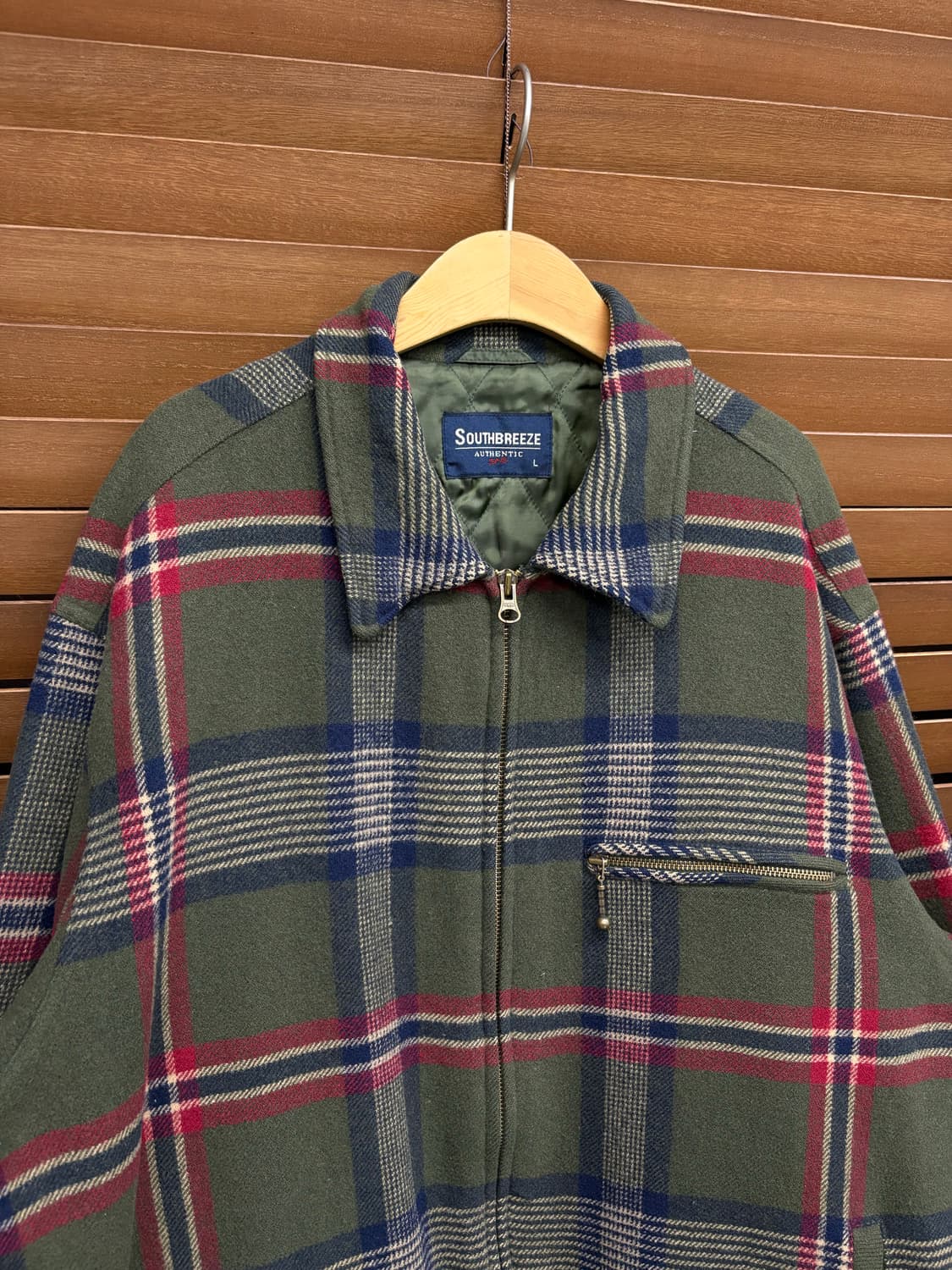 Southbreeze 타탄체크 플란넬 울 자켓 상품이미지6