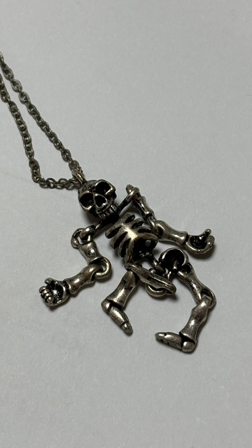 빈티지 스컬 해골 목걸이 상품이미지1