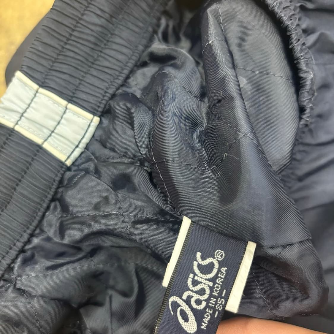 [정품/85] 아식스 네이비 트레이닝 바지  상품이미지4