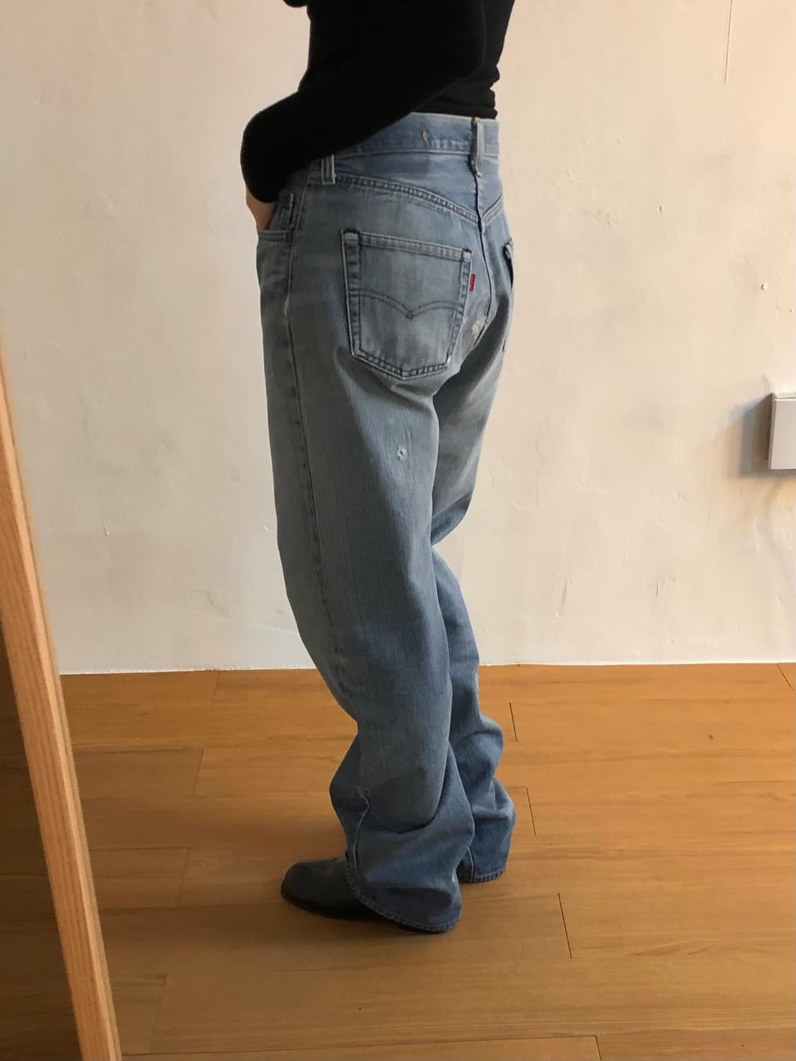 90s 리바이스 셀비지 데님 팬츠 상품이미지4