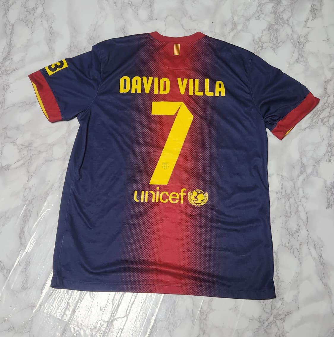나이키 바르셀로나 12-13 NO.7 다비드 비야 축구 유니폼 반팔  상품이미지2
