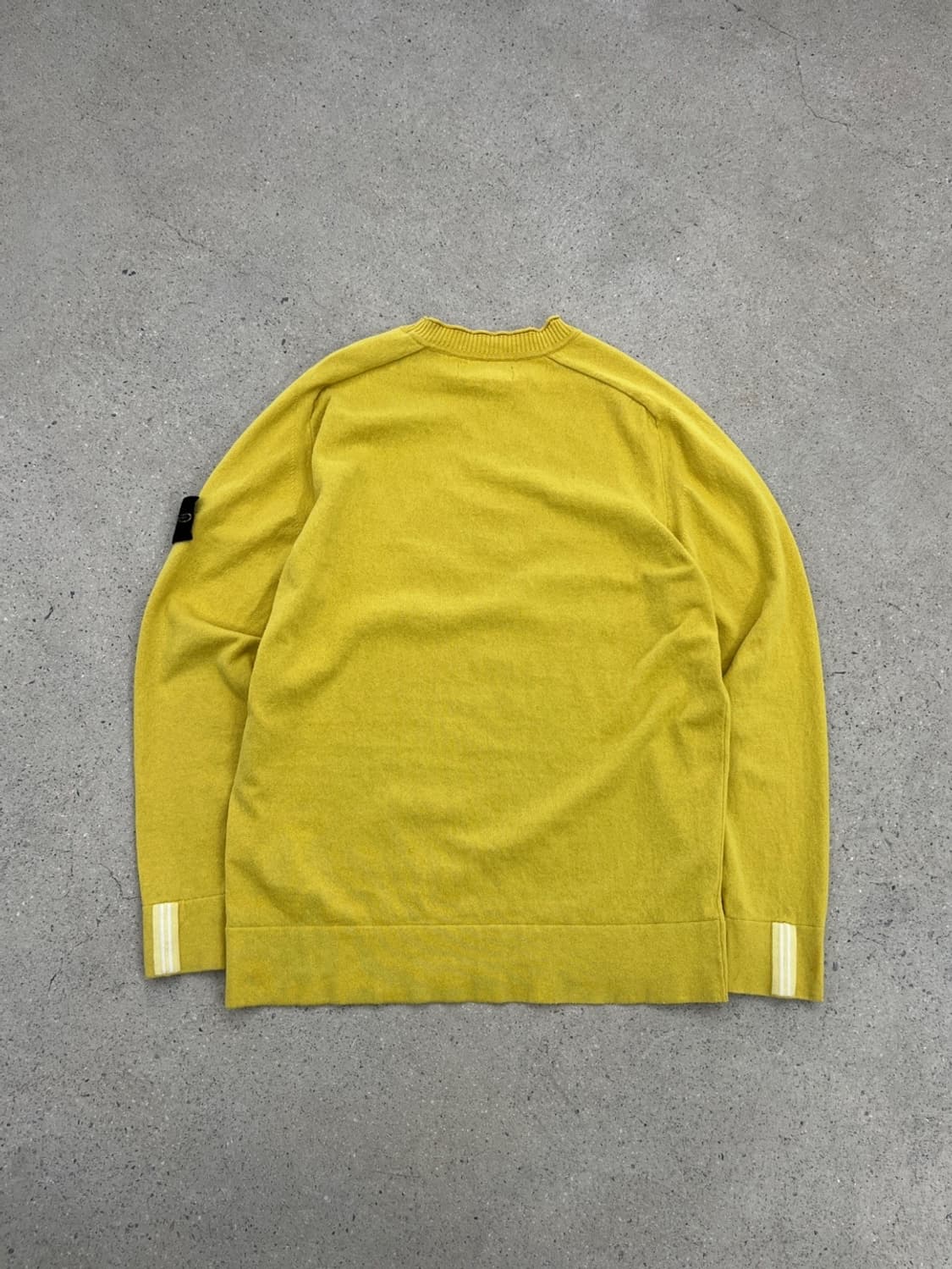 스톤아일랜드 와펜 옐로우 코튼 니트 상품이미지3
