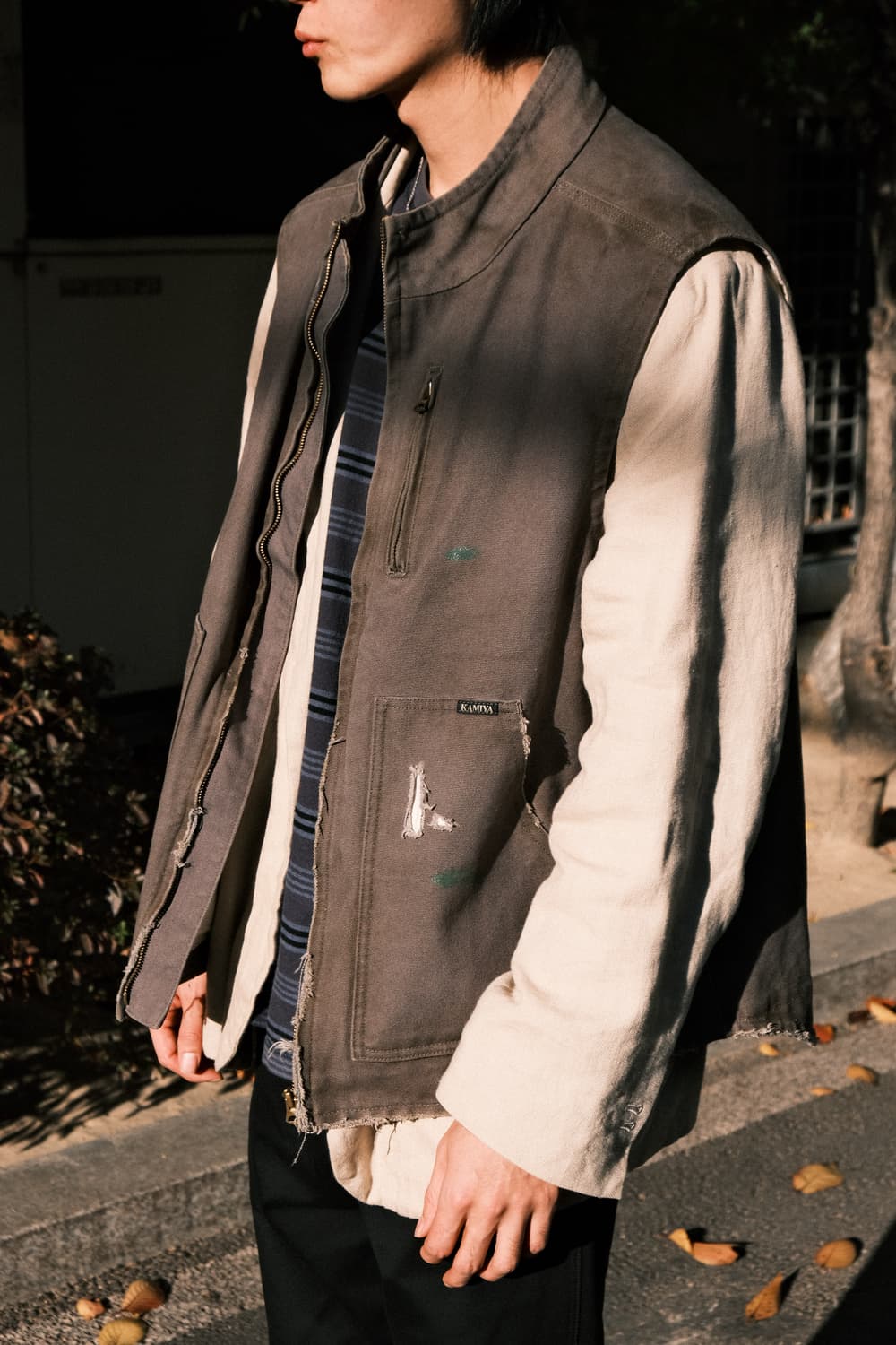 카미야 24FW 보로 덕 페인터 베스트 상품이미지3