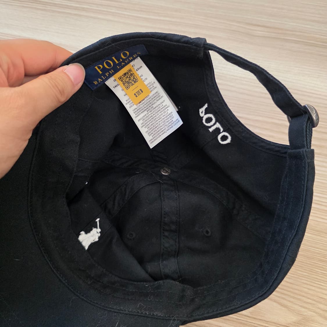 폴로 랄프로렌 볼캡 블랙 상품이미지2