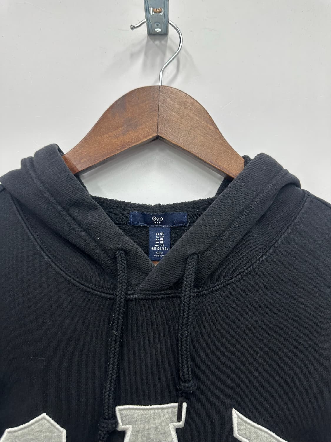 갭 블랙 후드티  상품이미지2