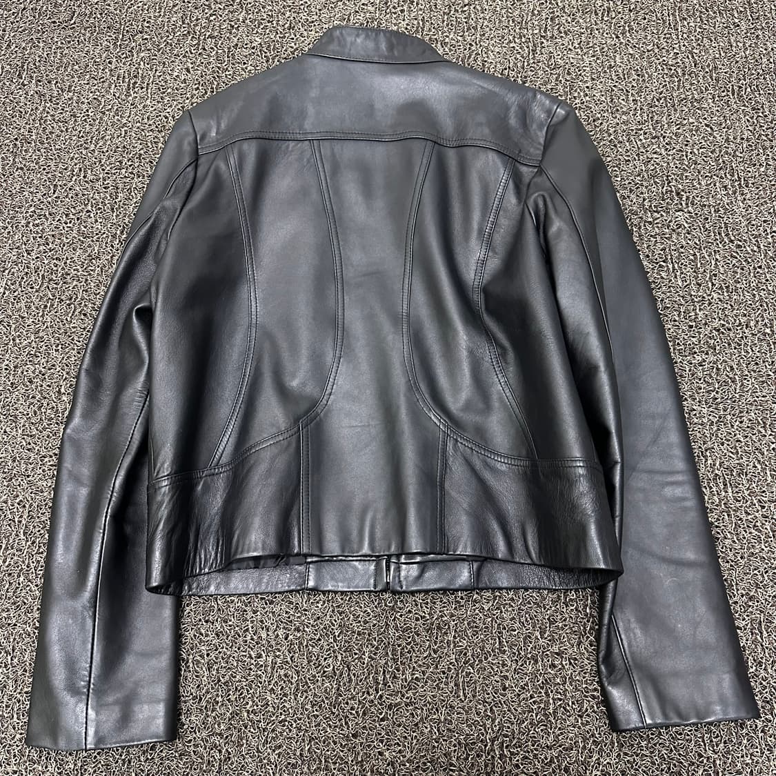 Hesa 헤사 양가죽 여성 가죽 자켓 블랙 77사이즈 상품이미지5