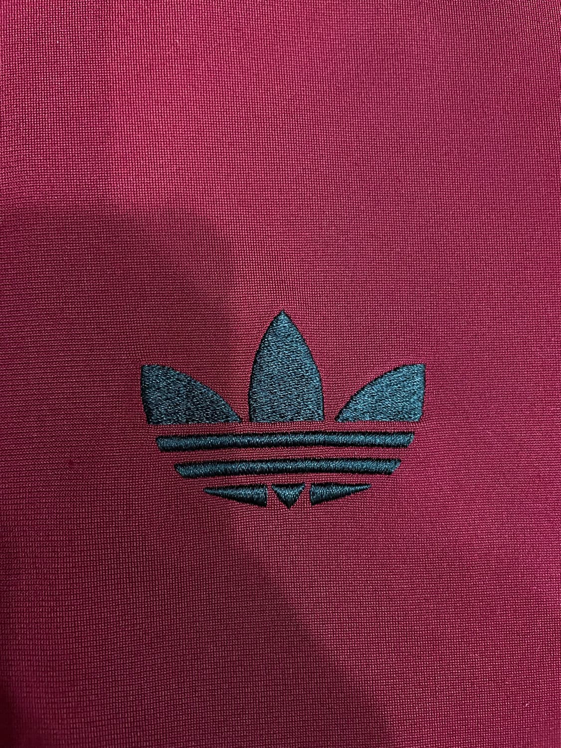 아디다스 희귀 대장 파이어버드 트랙탑 져지 버건디 와인 블랙 상품이미지4