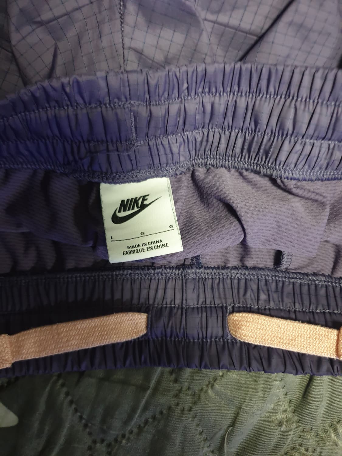 나이키 코튼배색 우븐 카고 조거팬츠 퍼플 (28) 상품이미지3