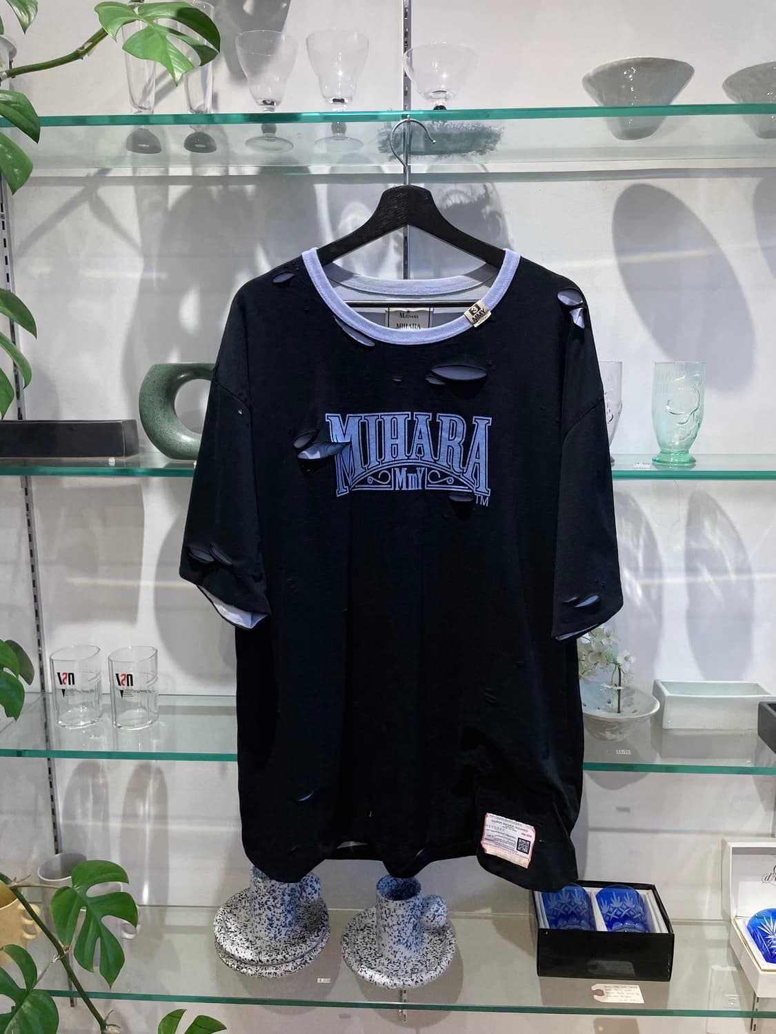 미하라야스히로 distressed reversible tee 상품이미지1