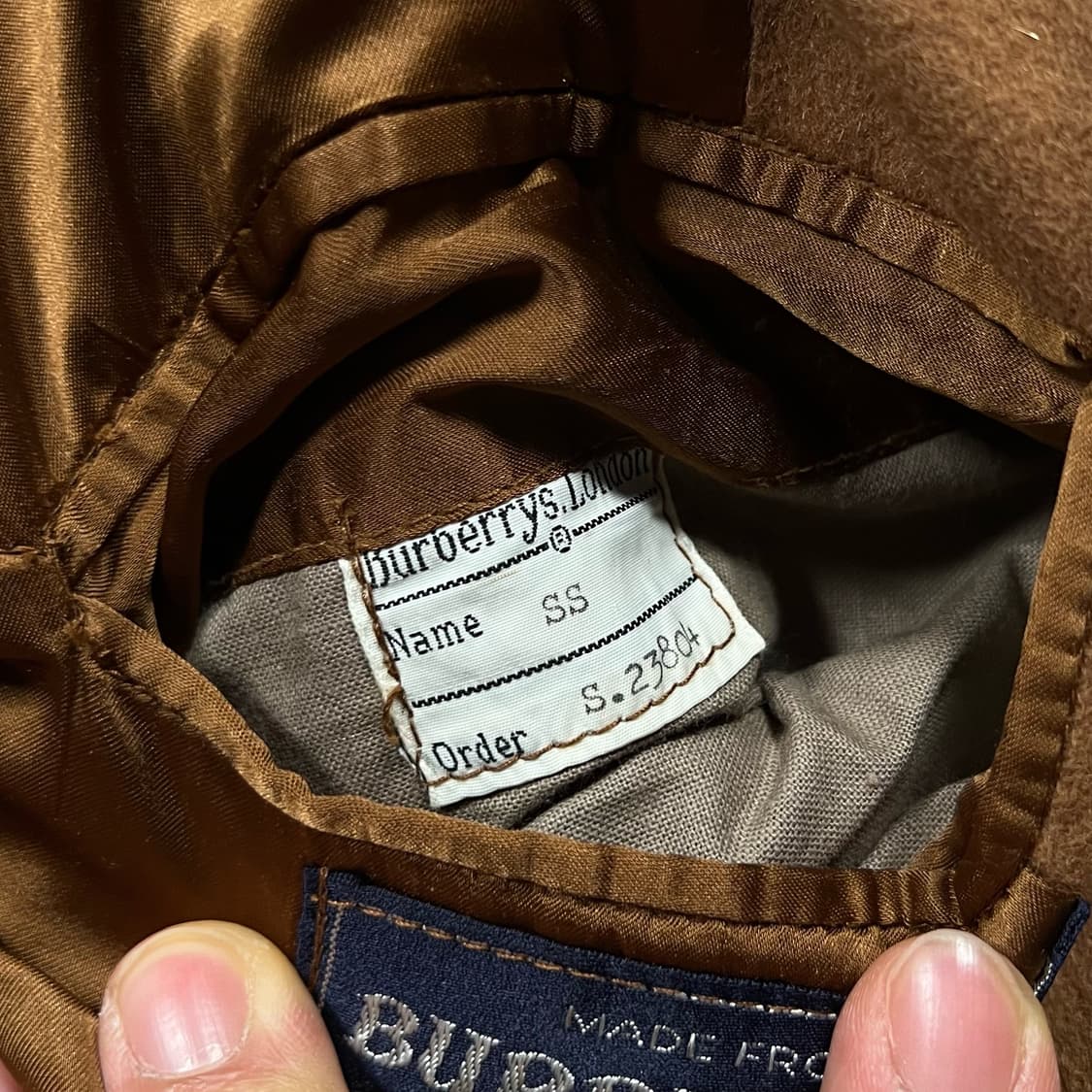 버버리 울 캐시미어 발마칸 코트  상품이미지6