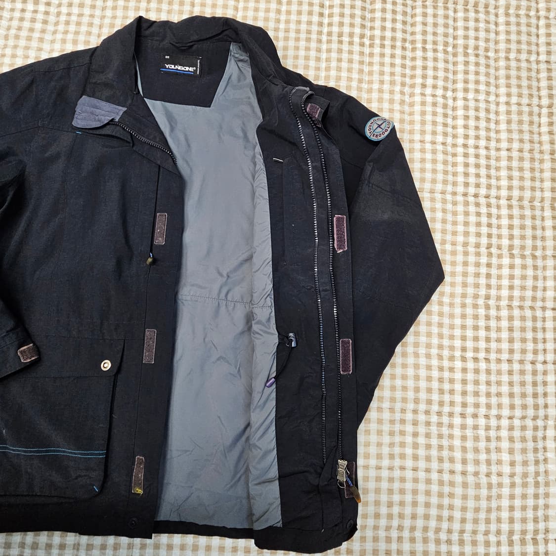 영원 오버핏 바람막이 자켓 남자100~105 상품이미지5