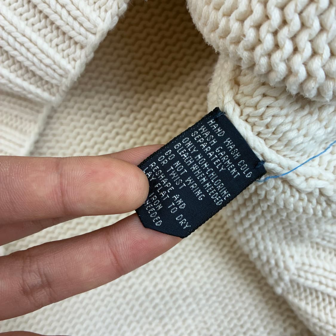 Polo  폴로 랄프로렌 90,s 싯다운 베어 코튼 핸드니트   상품이미지5