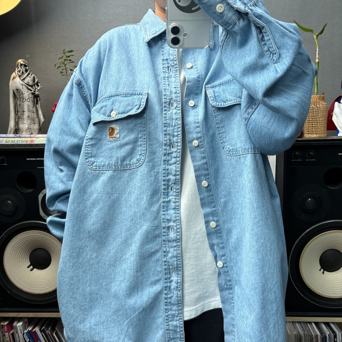 칼하트 데님셔츠 상품이미지1