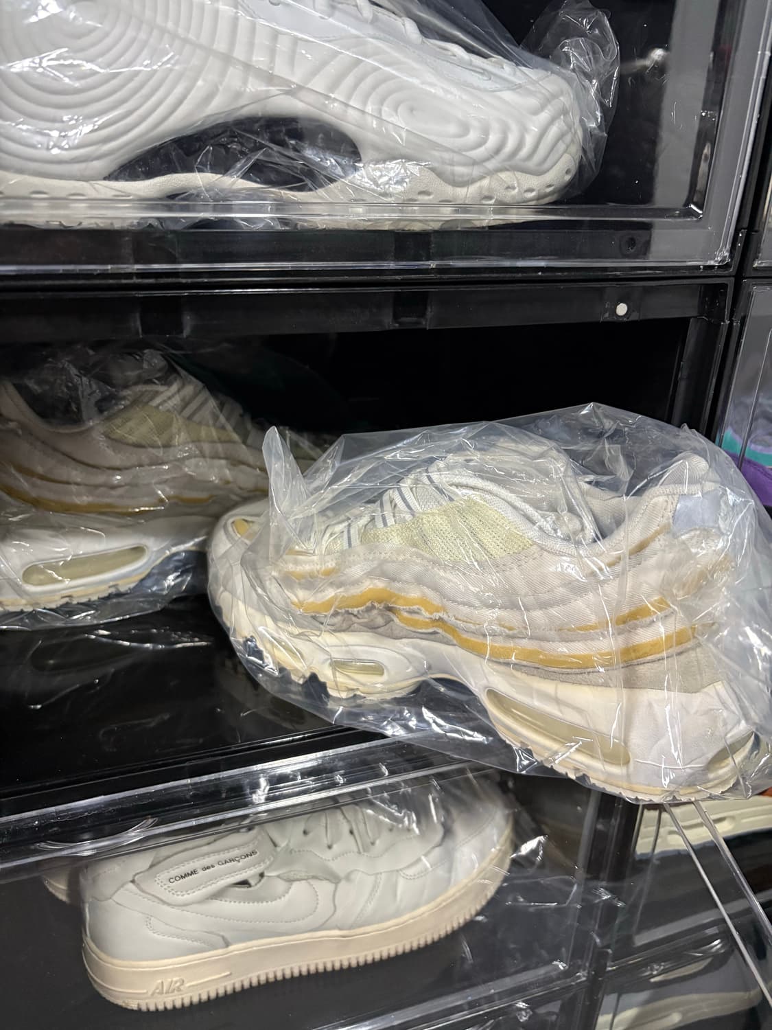 나이키 x 꼼데가르송 옴므 플러스 에어맥스 95 화이트 상품이미지3