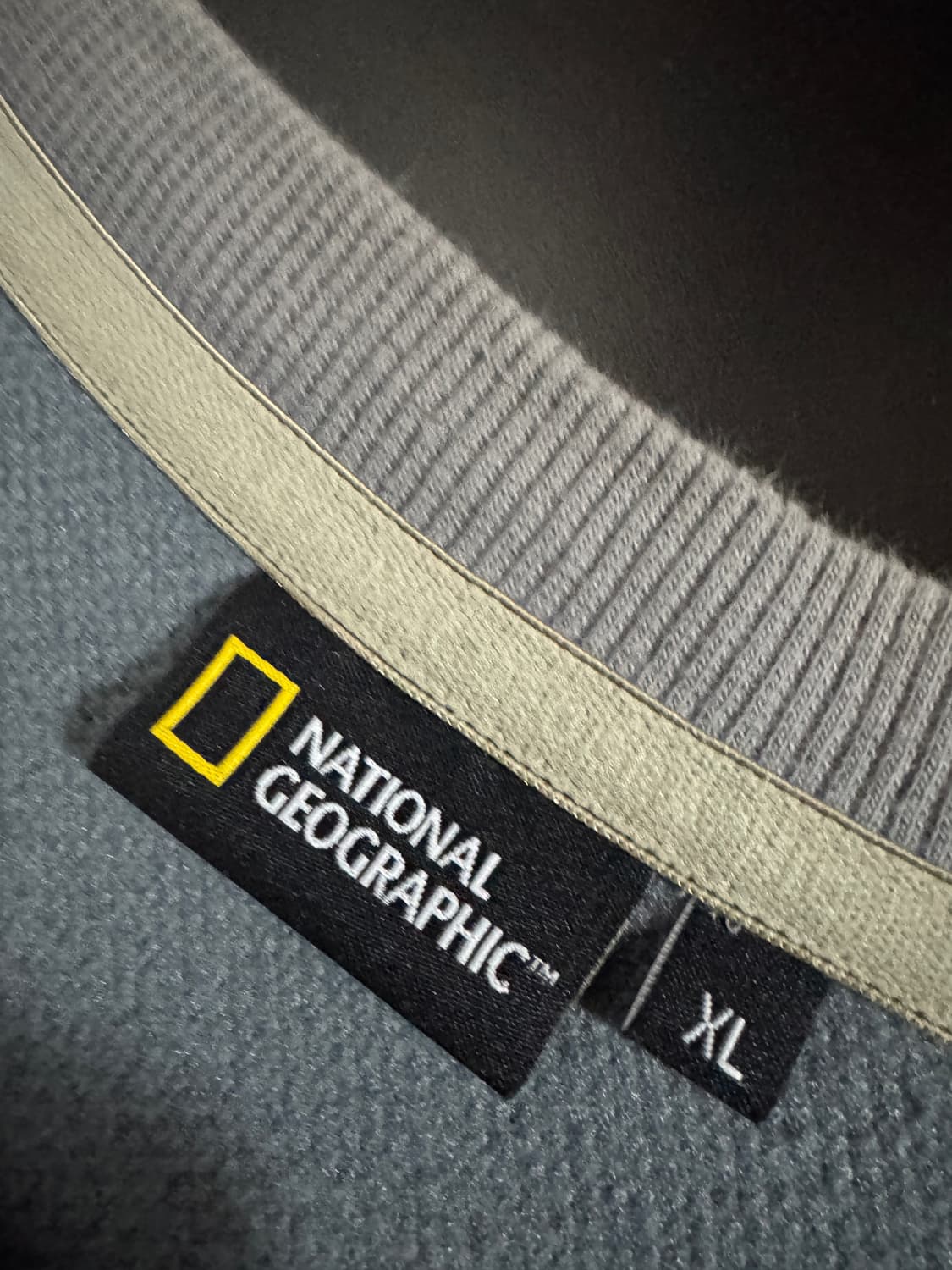 내셔널지오그래픽 은장 와팬 기모 맨투맨 그레이 XL 상품이미지3