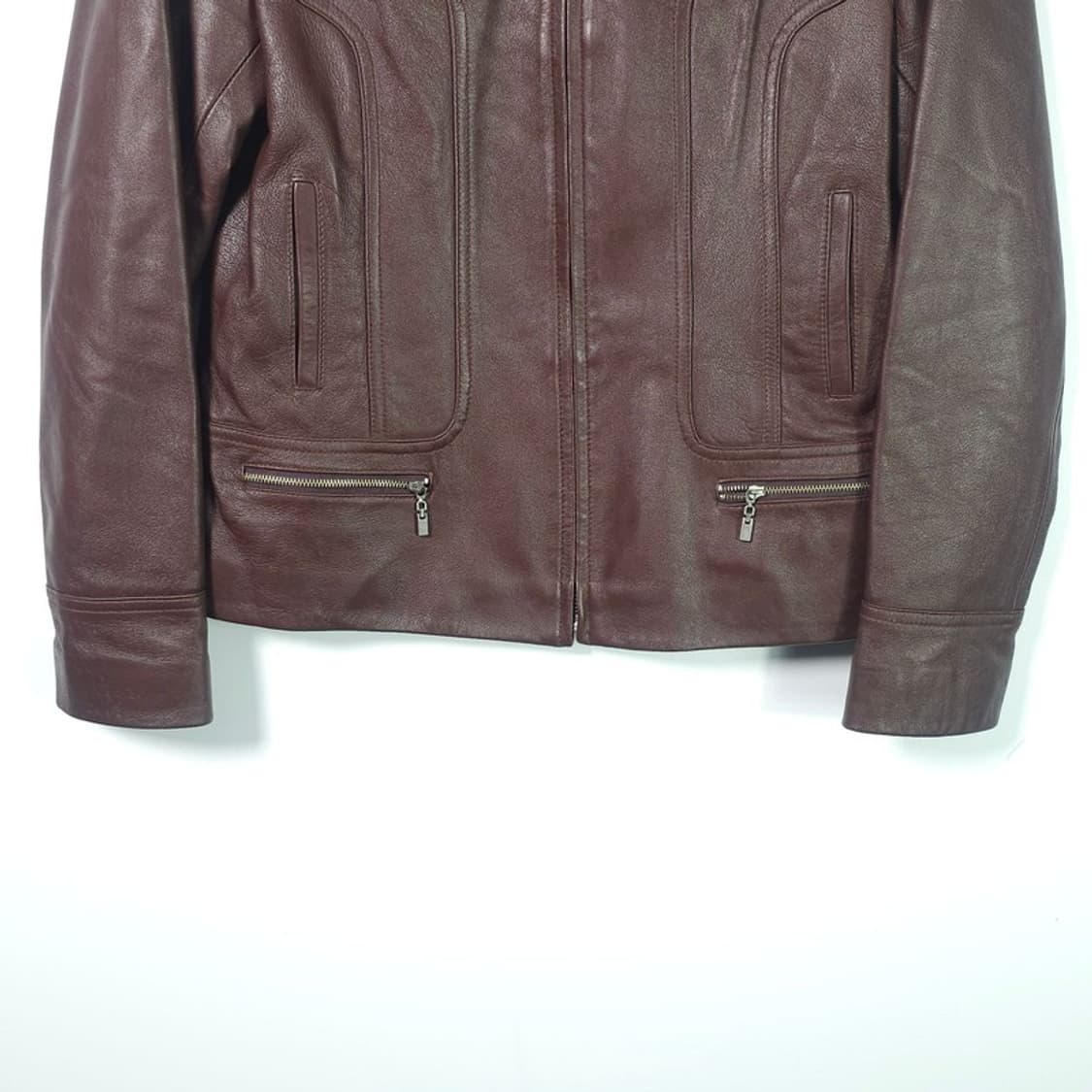 ICE CASTLE 브라운 양가죽 자켓 77 상품이미지4