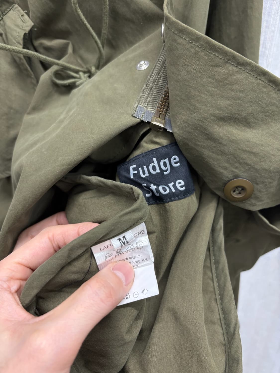 라퍼지스토어 m65 밀리터리 피쉬테일 개파카 야상 자켓 상품이미지5