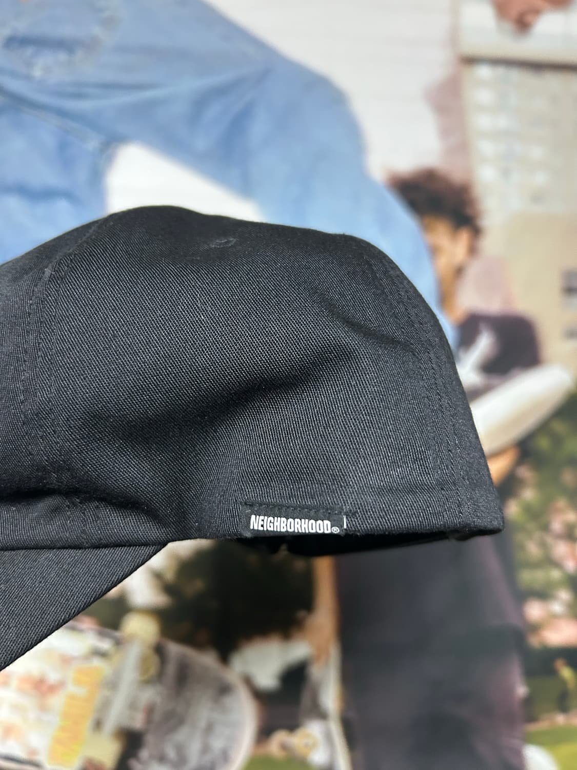 네이버후드 대드캡 검정 상품이미지2