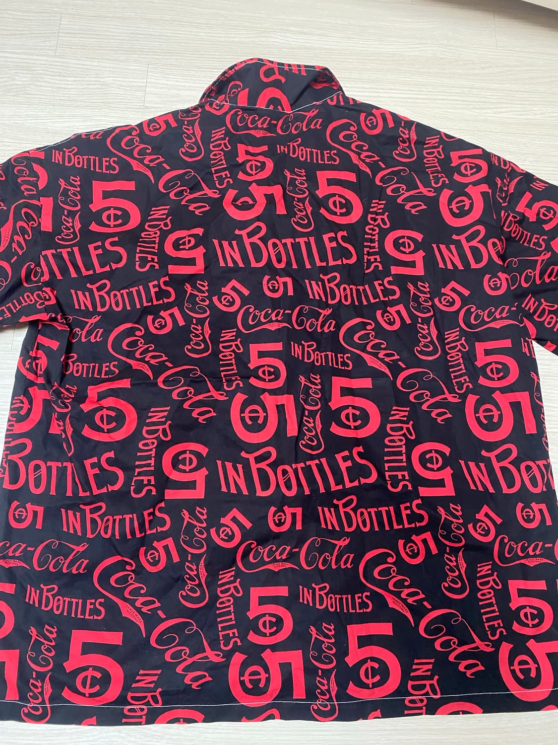코카콜라 5Cent Pattern 셔츠 상품이미지5