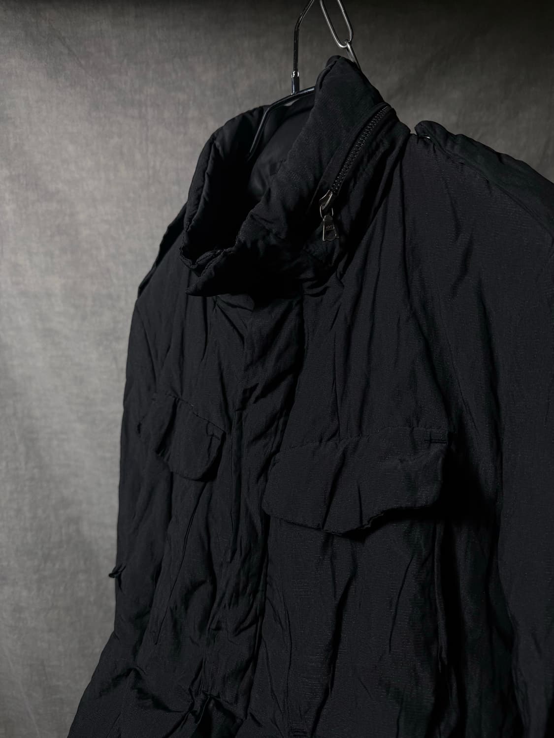 The Viridi Anne Crinkled Field Jacket    상품이미지5