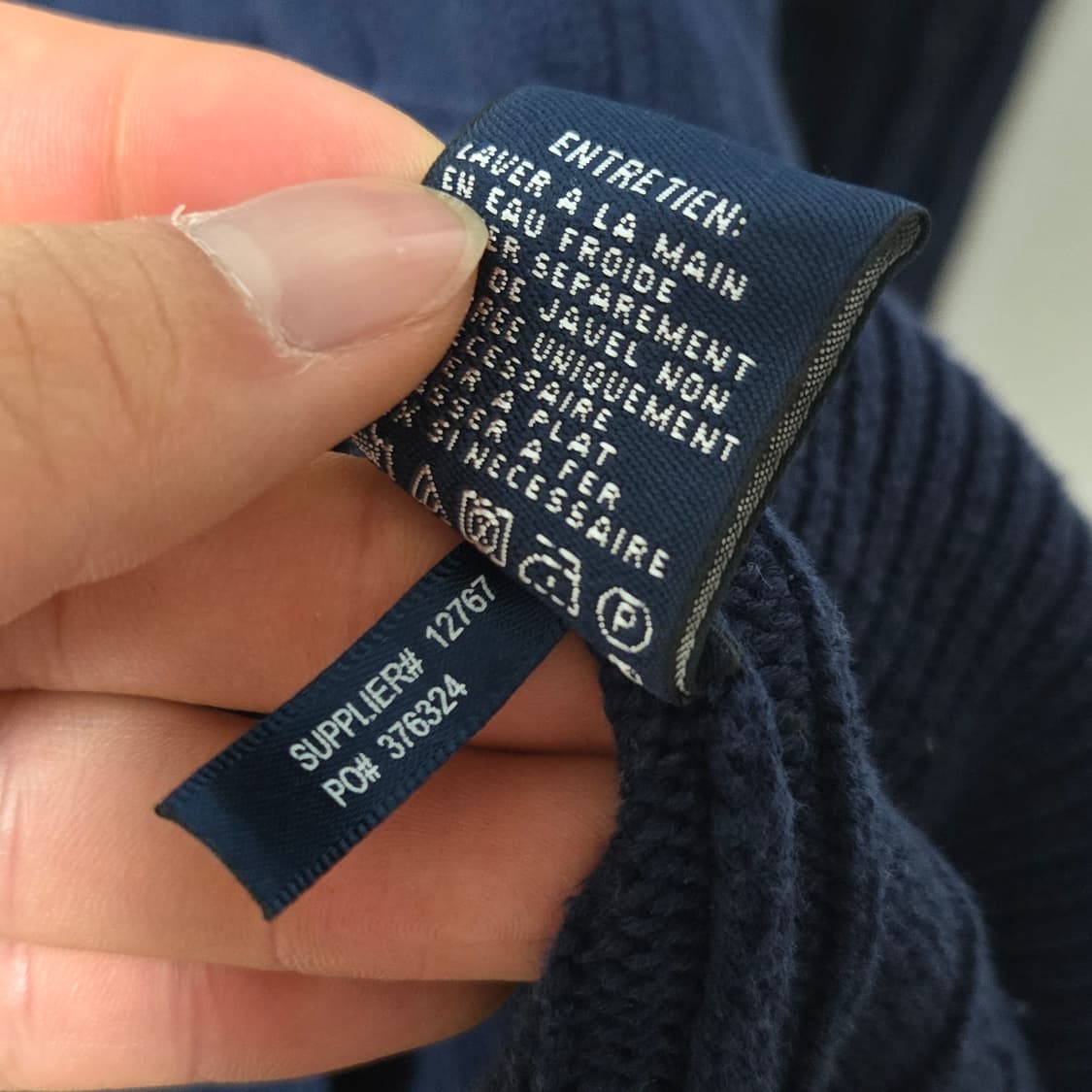 폴로랄프로렌 스포츠 코튼 롱 니트 / 여성 니트 / 여자 니트 상품이미지5