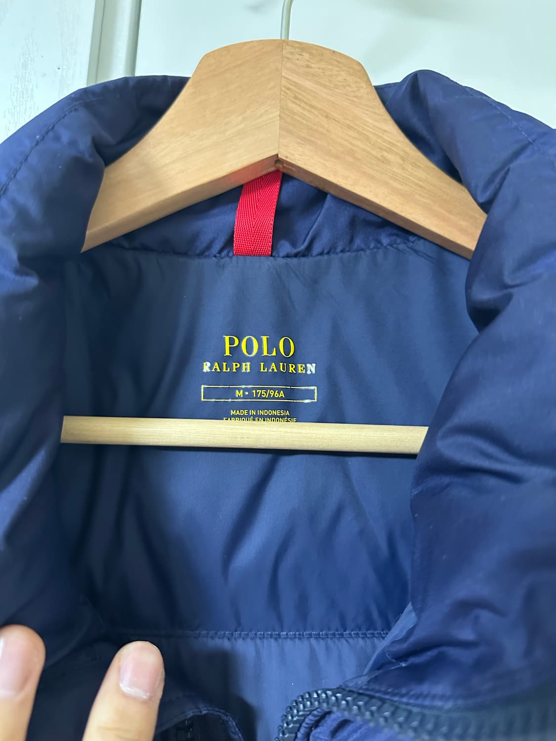 폴로 랄프로렌 남성 포니 다운 패딩 조끼 m 상품이미지6