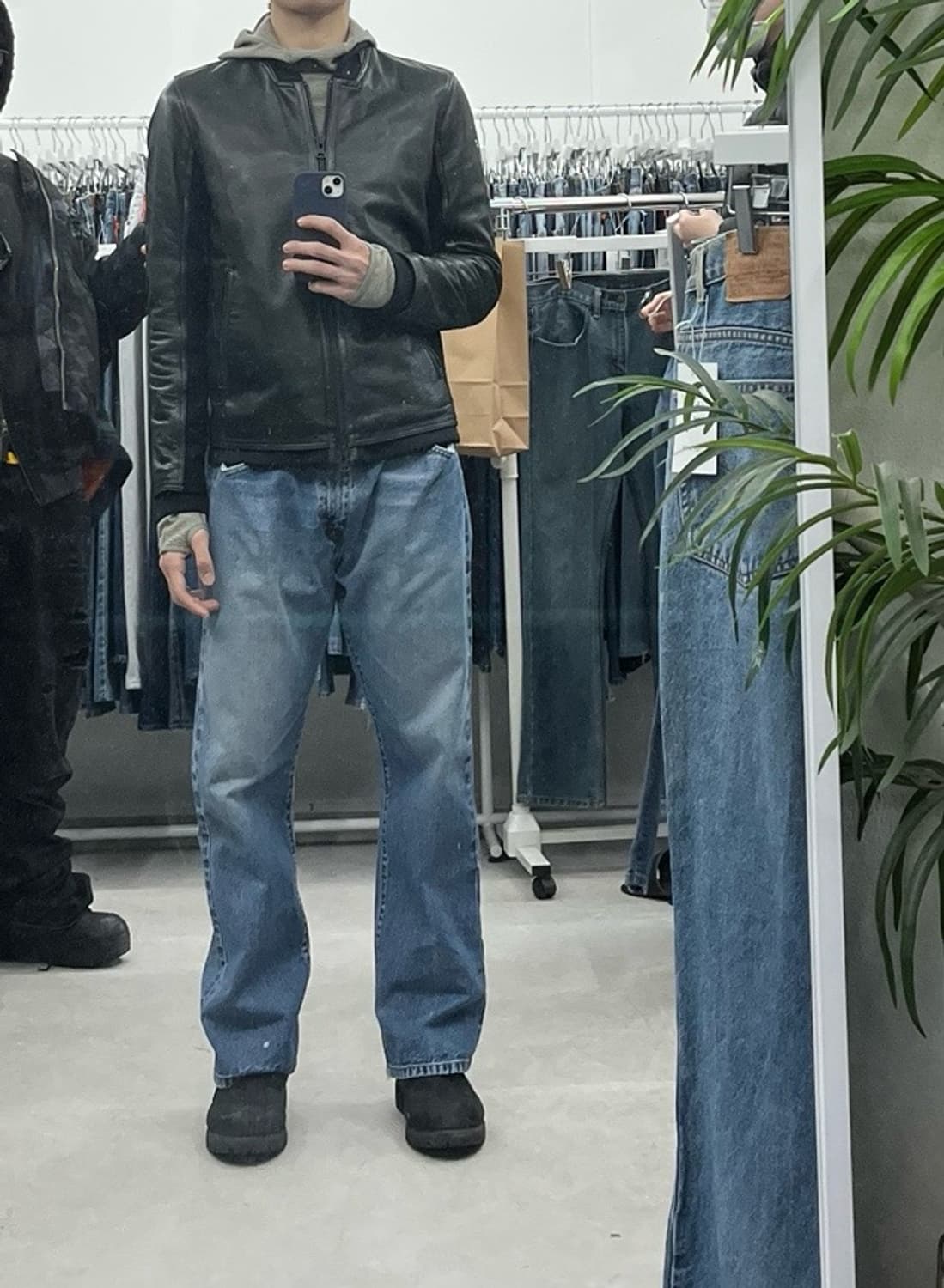 Theory 가죽자켓 상품이미지1