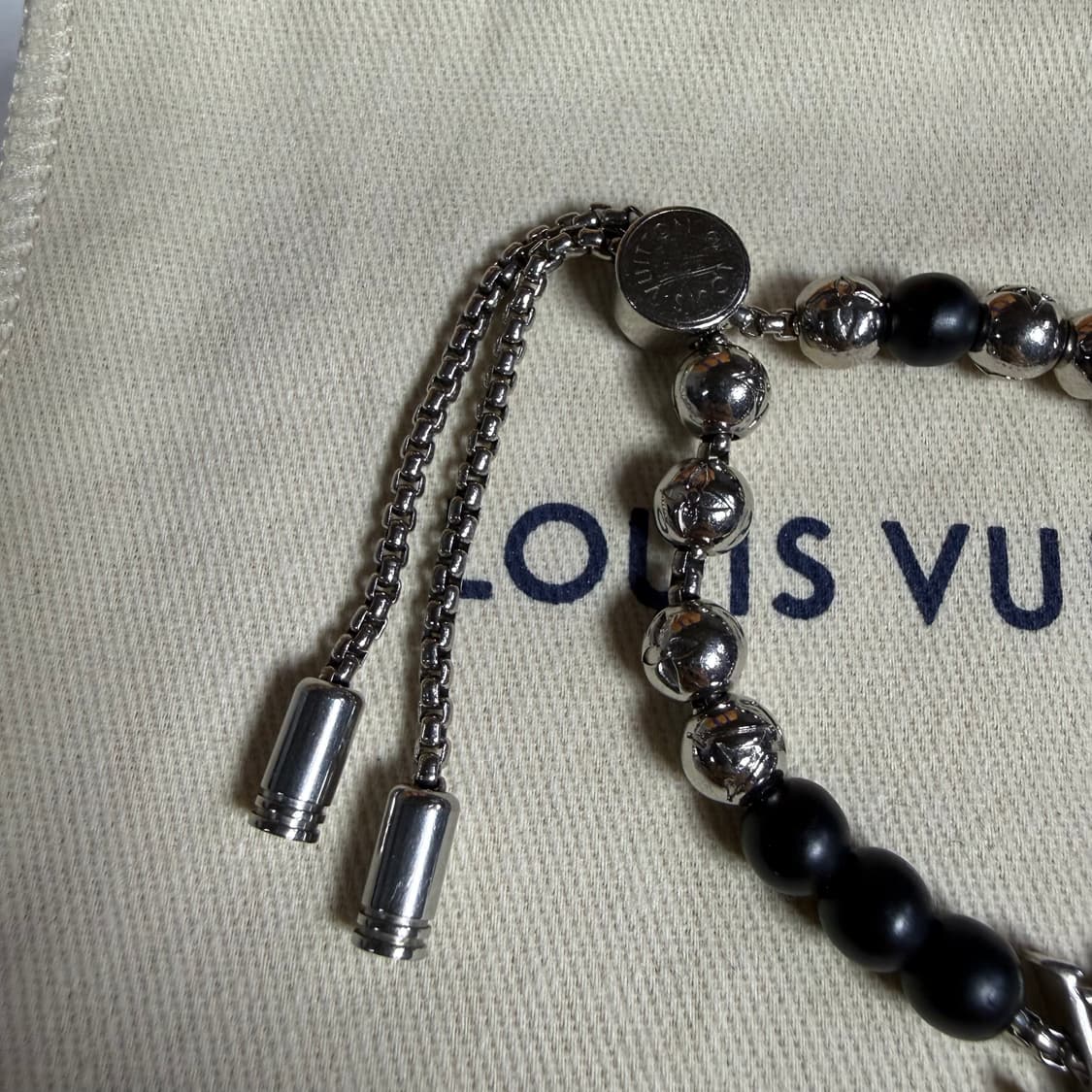 [더스트 구성] 루이비통 모노그램 비즈 브레이슬릿 팔찌 상품이미지5