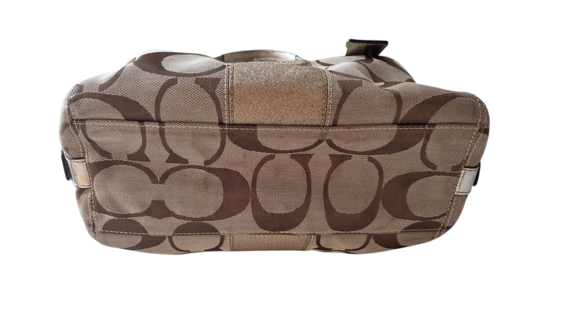 코치 시그니처 자가드 골드 숄더백 빈티지코치 갸루 y2k 히메 상품이미지3