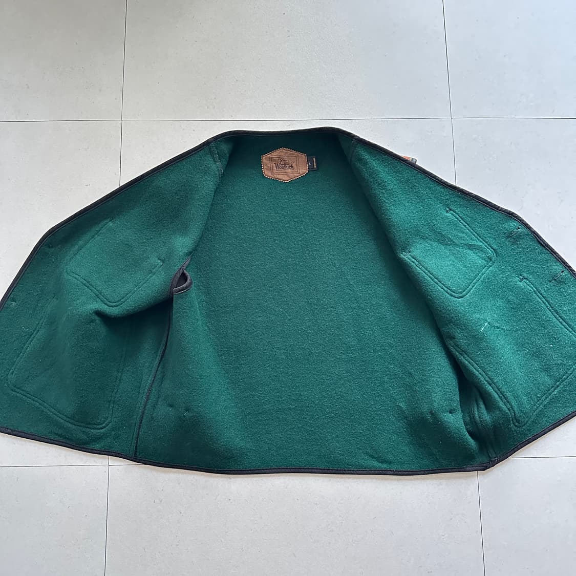 울리치 90s 빈티지 체크 울 베스트 (L) MADE USA 상품이미지5