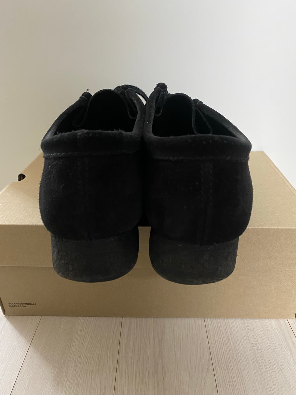 클락스 왈라비 블랙 스웨이드 uk8.5 상품이미지4