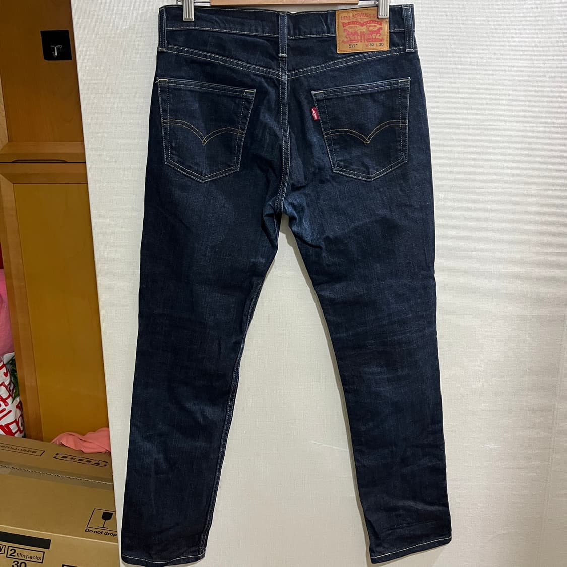 (32/30) 리바이스 511 진청 슬림 스트레이트진 데님 청바지 상품이미지2