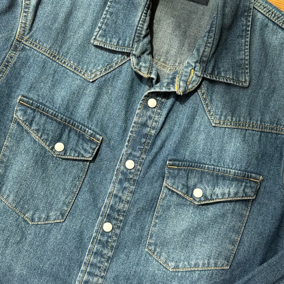 나노유니버스 웨스턴 데님셔츠 상품이미지3