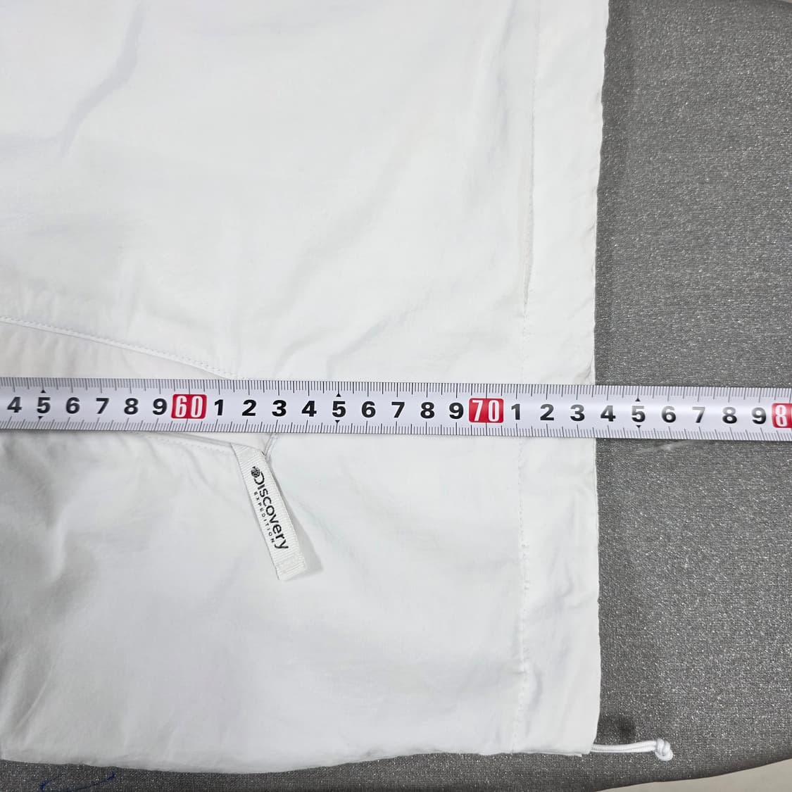 110 디스커버리 블랙 화이트 아노락 바람막이 후드자켓 상품이미지8