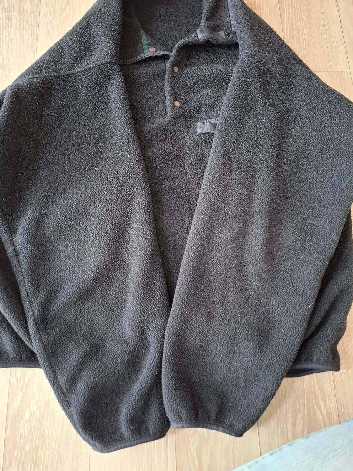 XL 파타고니아 90s 신칠라 블랙 플리스 풀오버 상품이미지5