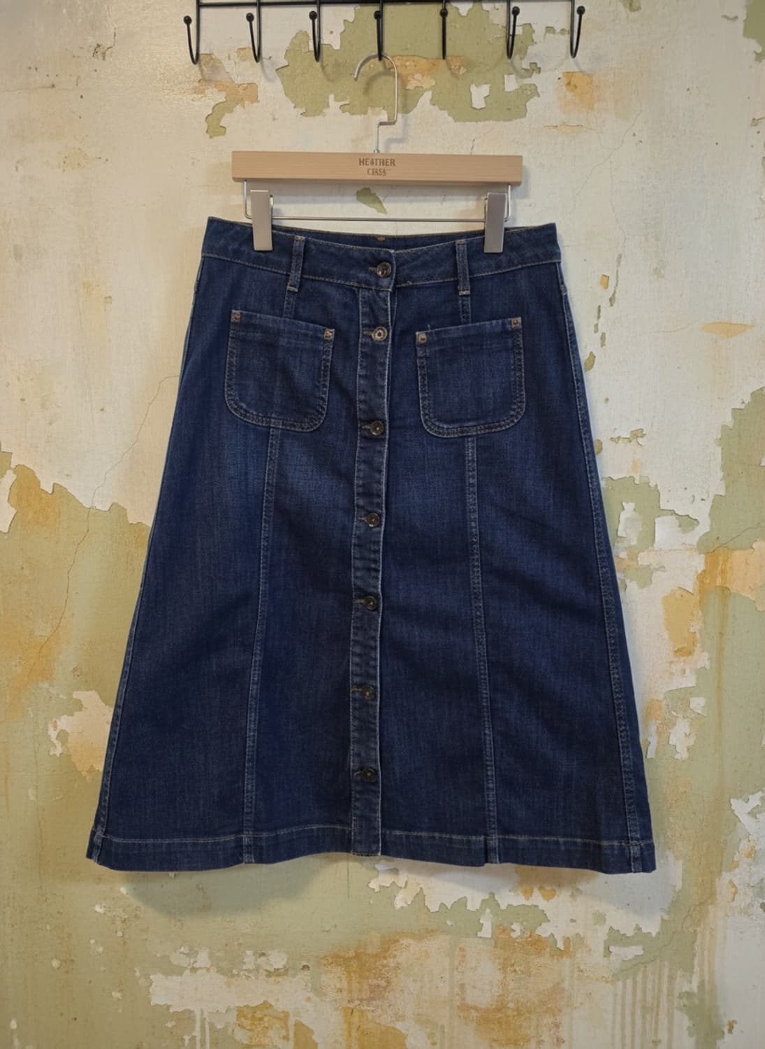 베네통 데님 롱 스커트 66~77 상품이미지1