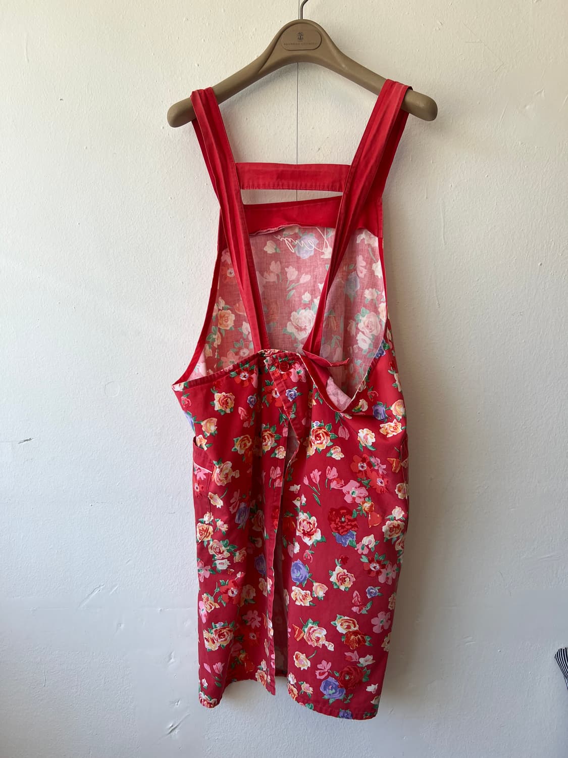 겐조 일본수입 홈웨어 레드플라워 에이프런 앞치마 상품이미지4