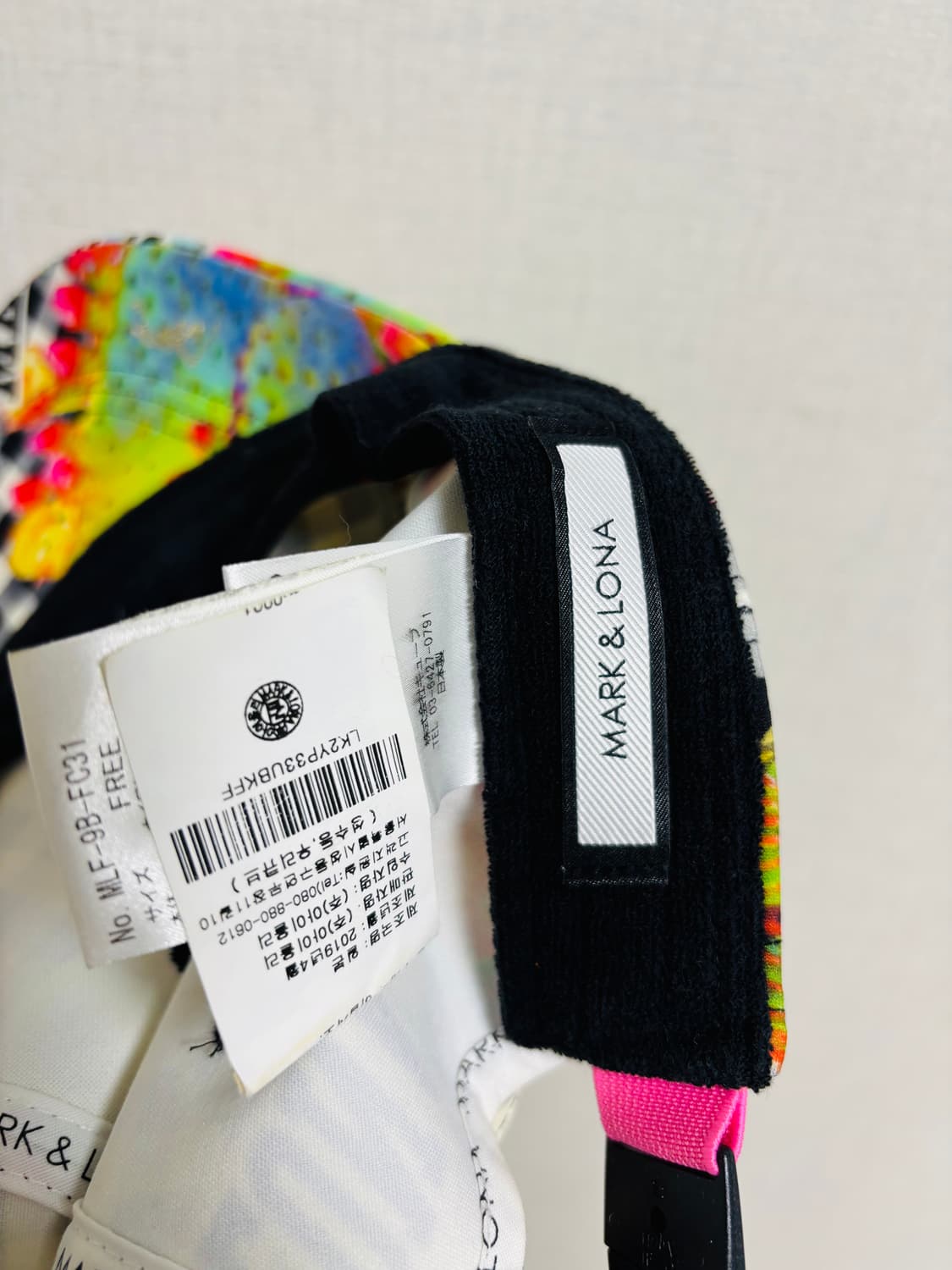 마크앤로나 MARK & LONA 체크 패턴 파라rot 골프 캡 상품이미지3